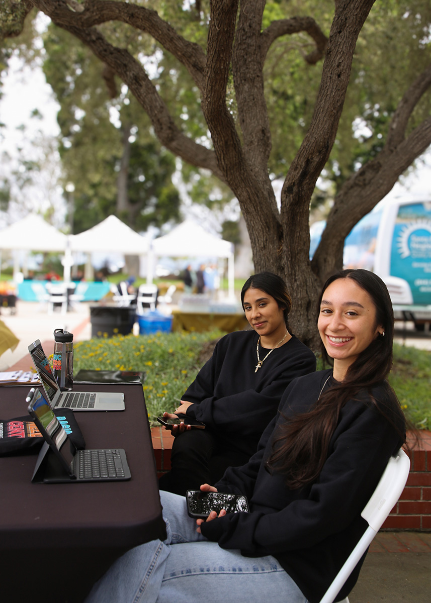 BNC team members working an event